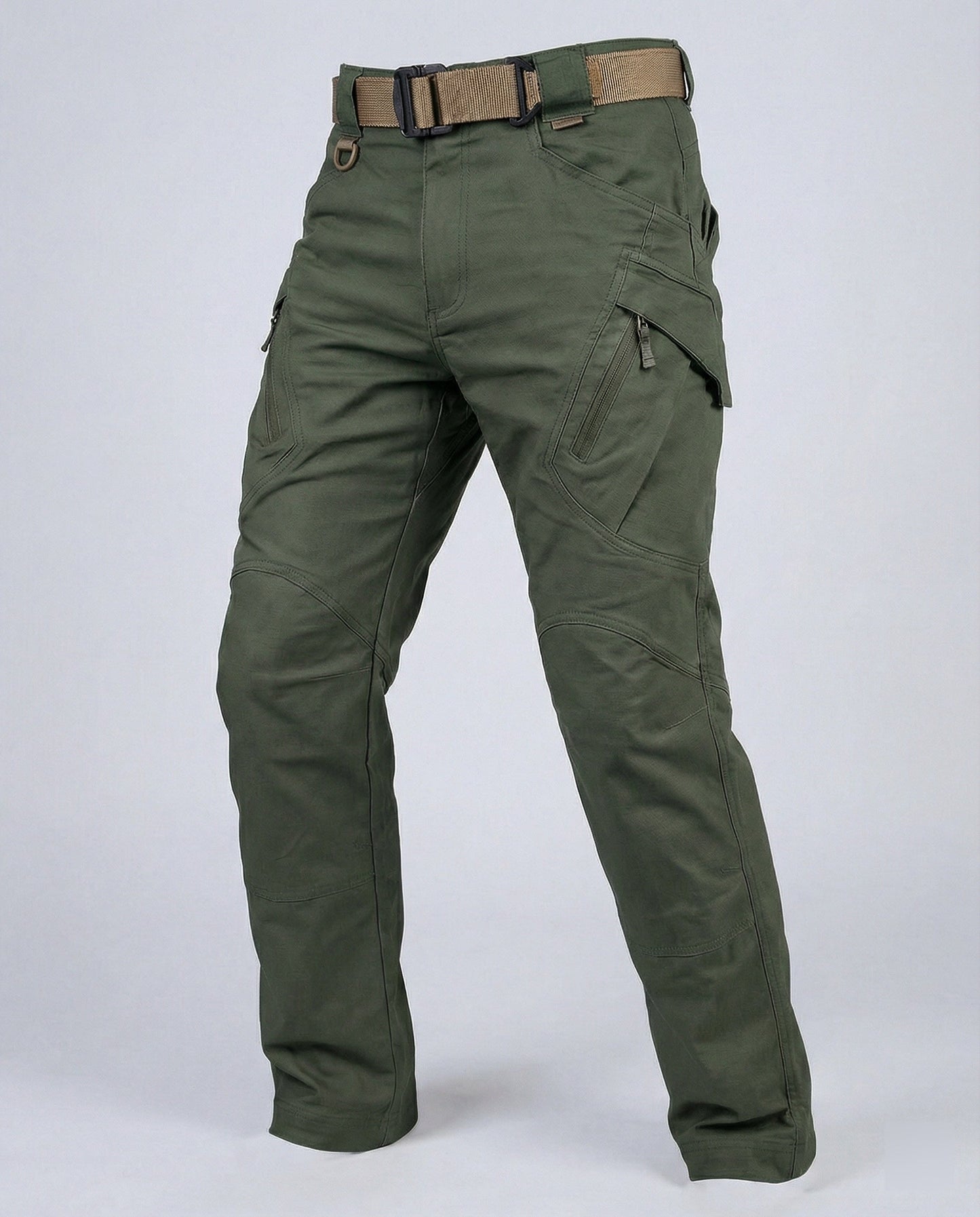 Pantaloni Uomo Outdoor Tessuto Tecnico Comfort Elasticità