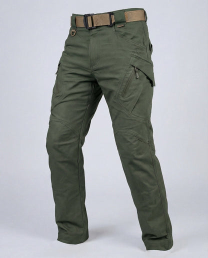 Pantaloni Uomo Outdoor Tessuto Tecnico Comfort Elasticità