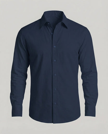 Camicia Uomo Business Cotone Collo Kent Slim Fit