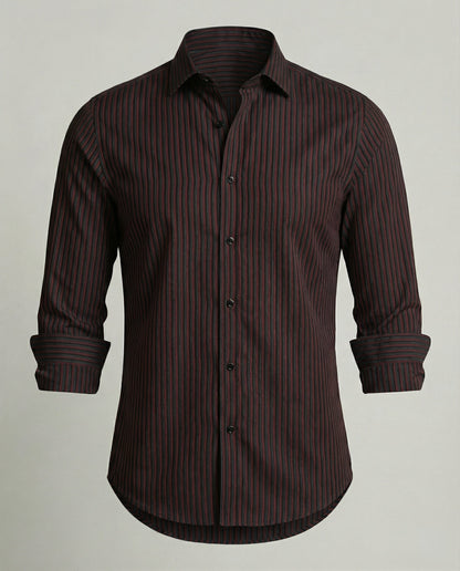Camicia Uomo Slim Fit a Righe