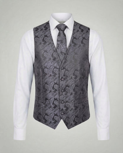 Gilet Uomo Fantasia Paisley Classico