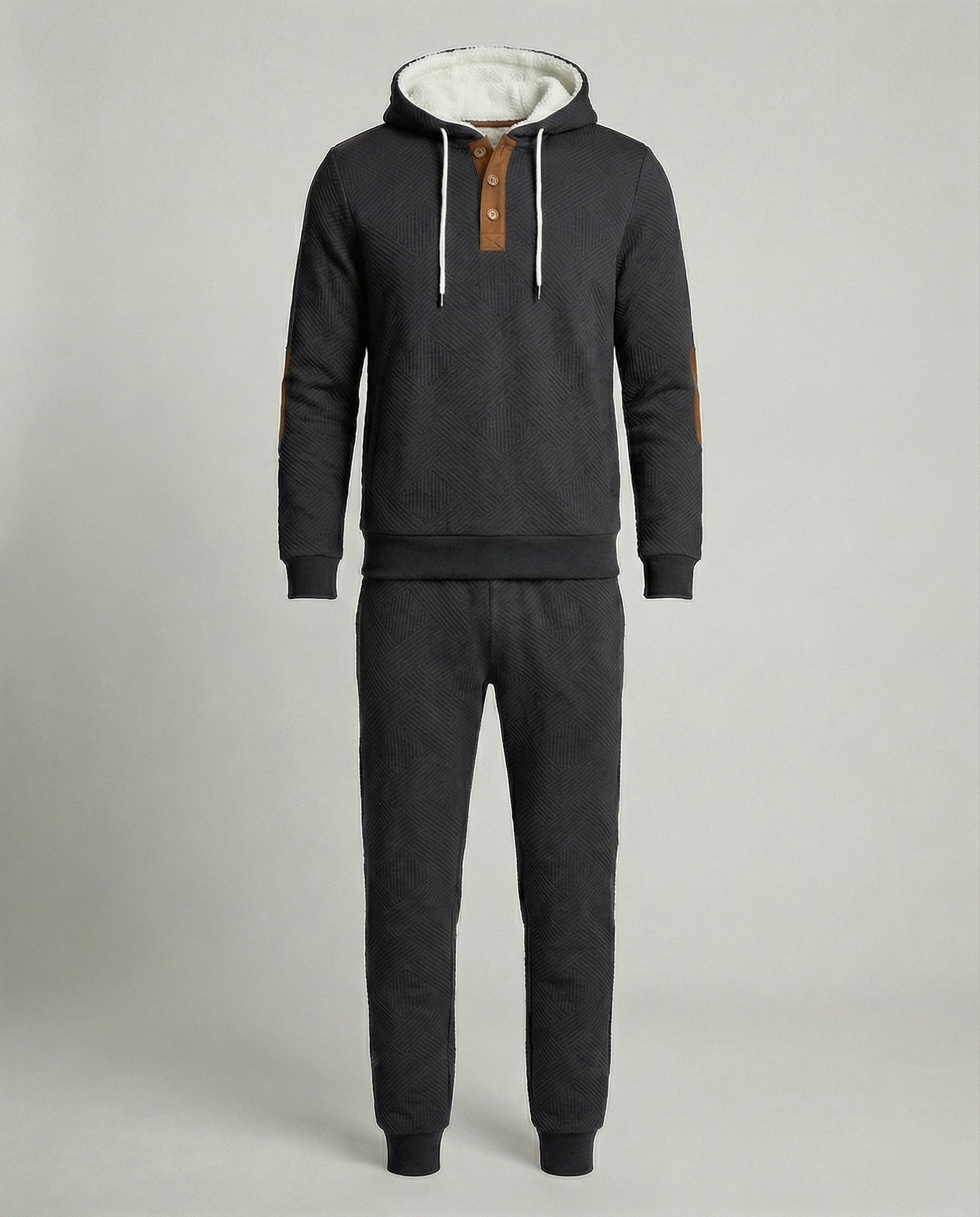 Tuta Jogging Uomo Felpa con Cappuccio e Pantaloni