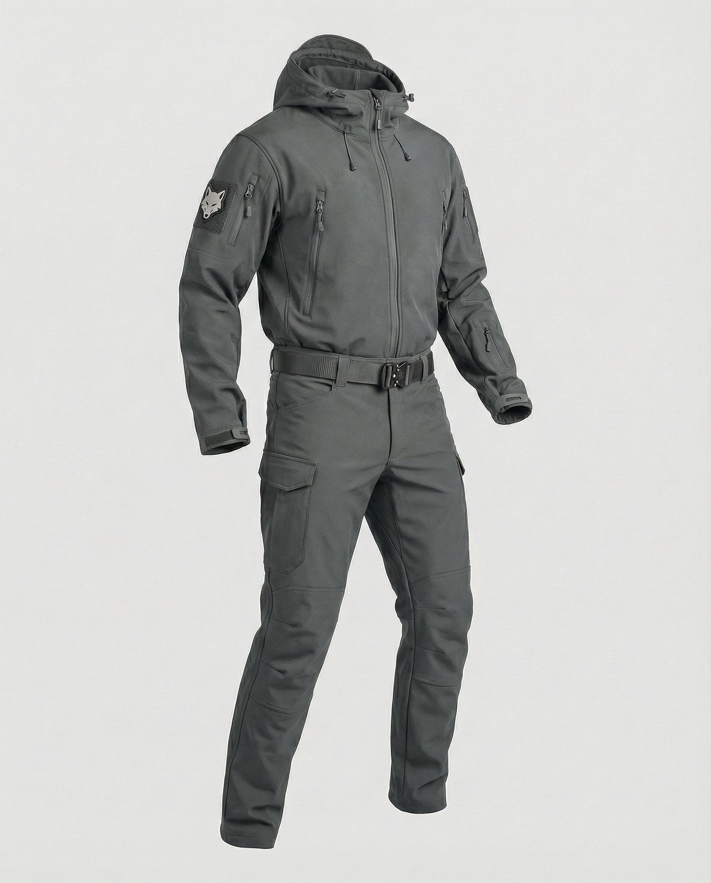 Giacca e Pantaloni Outdoor Uomo Tessuto Tecnico Impermeabile