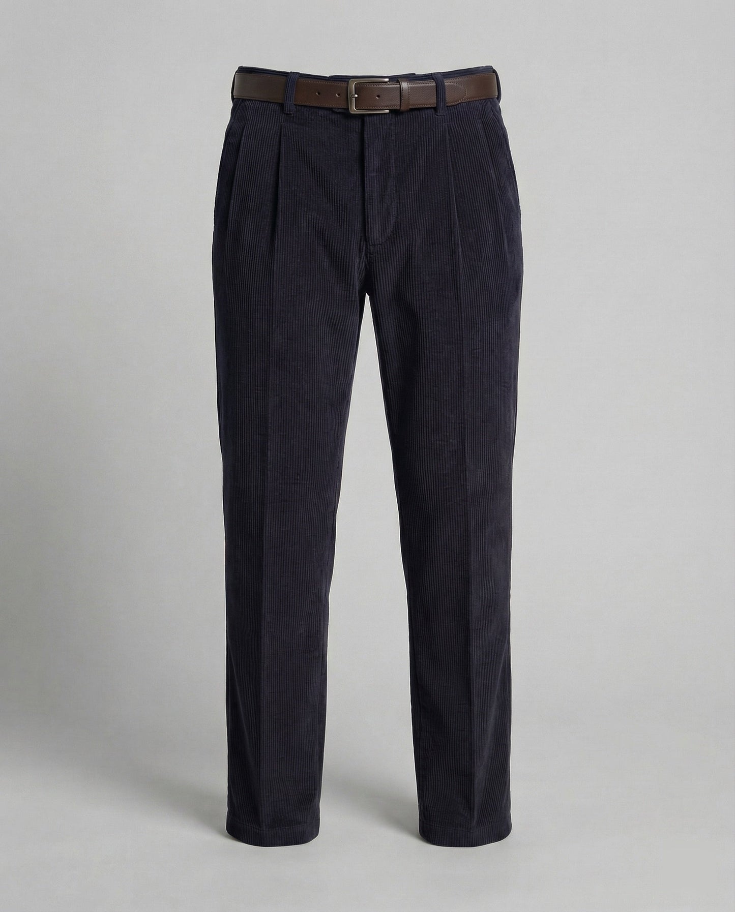 Pantaloni Uomo in Velluto a Coste con Passanti per Cintura
