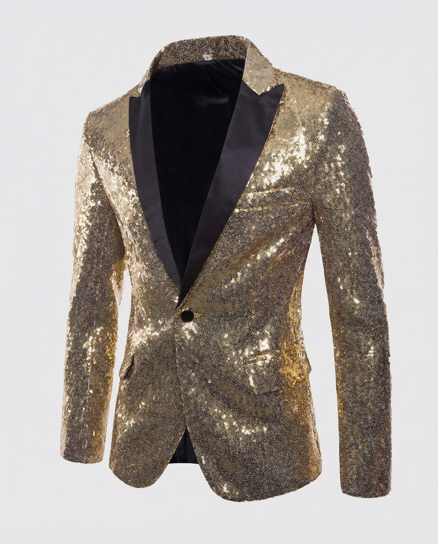 Blazer Uomo Paillettes Elegante Slim Fit