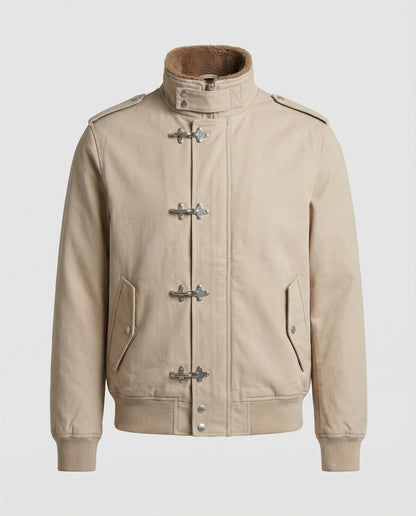 Giacca Uomo Canvas con Colletto Teddy - Brentozzi