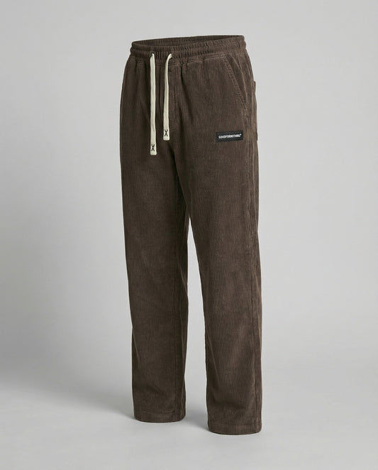 Pantaloni Uomo in Velluto a Coste con Coulisse Larga - Brentozzi