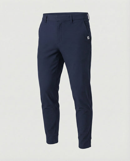 Pantaloni Eleganti Uomo Tessuto Elastico Slim Fit