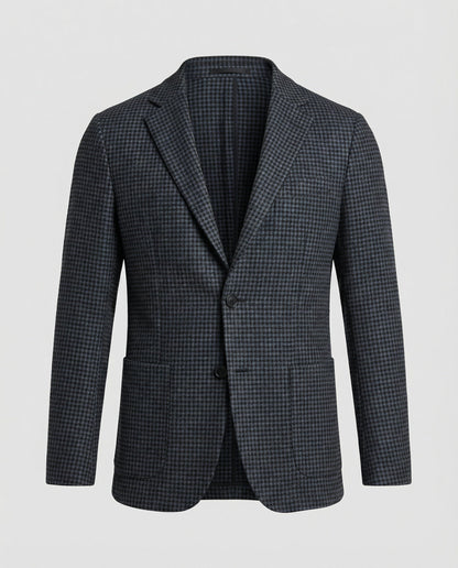 Giacca Uomo Pied de Poule Due Bottoni Slim Fit - Brentozzi