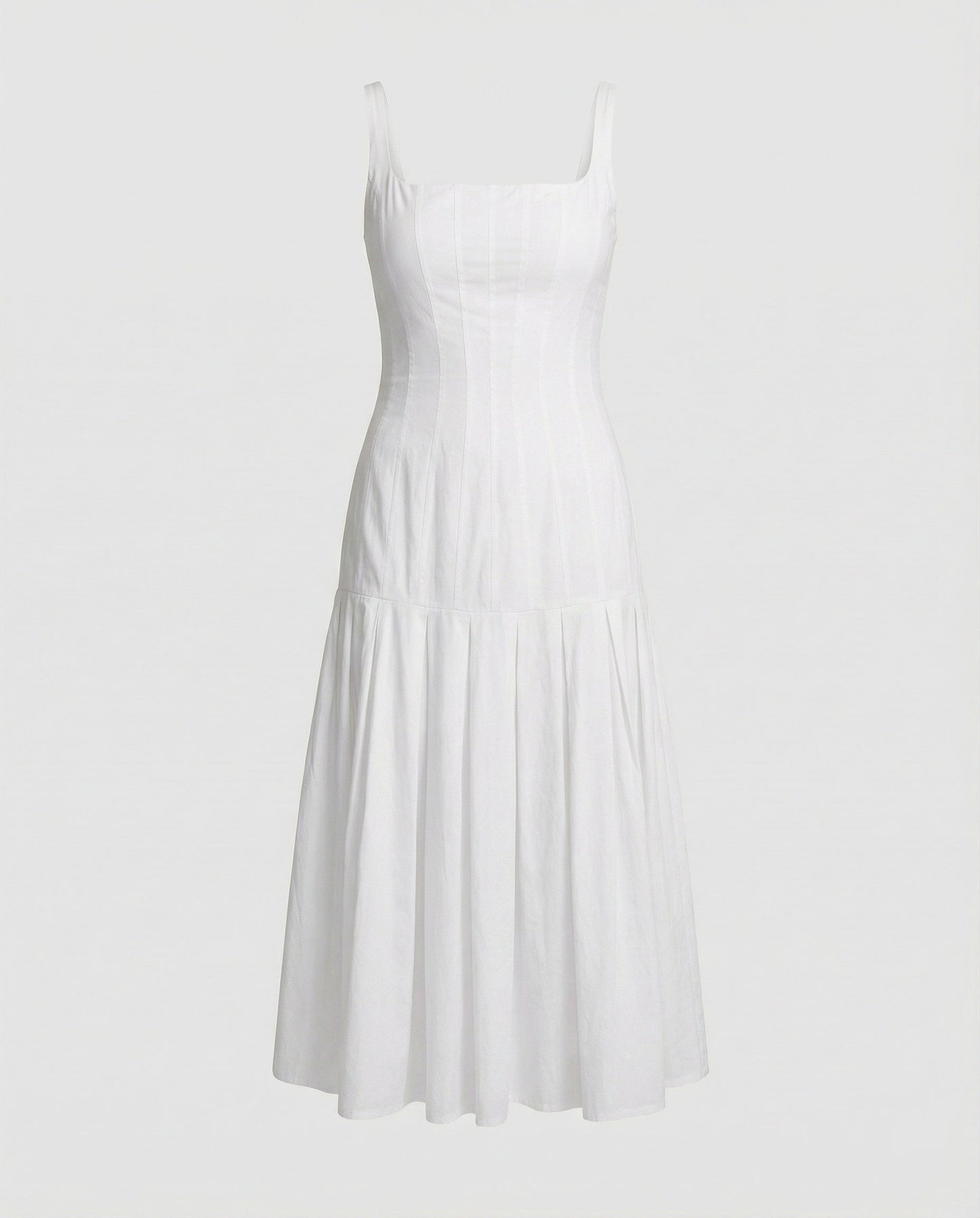 Abito Midi Donna Taglio Elegante