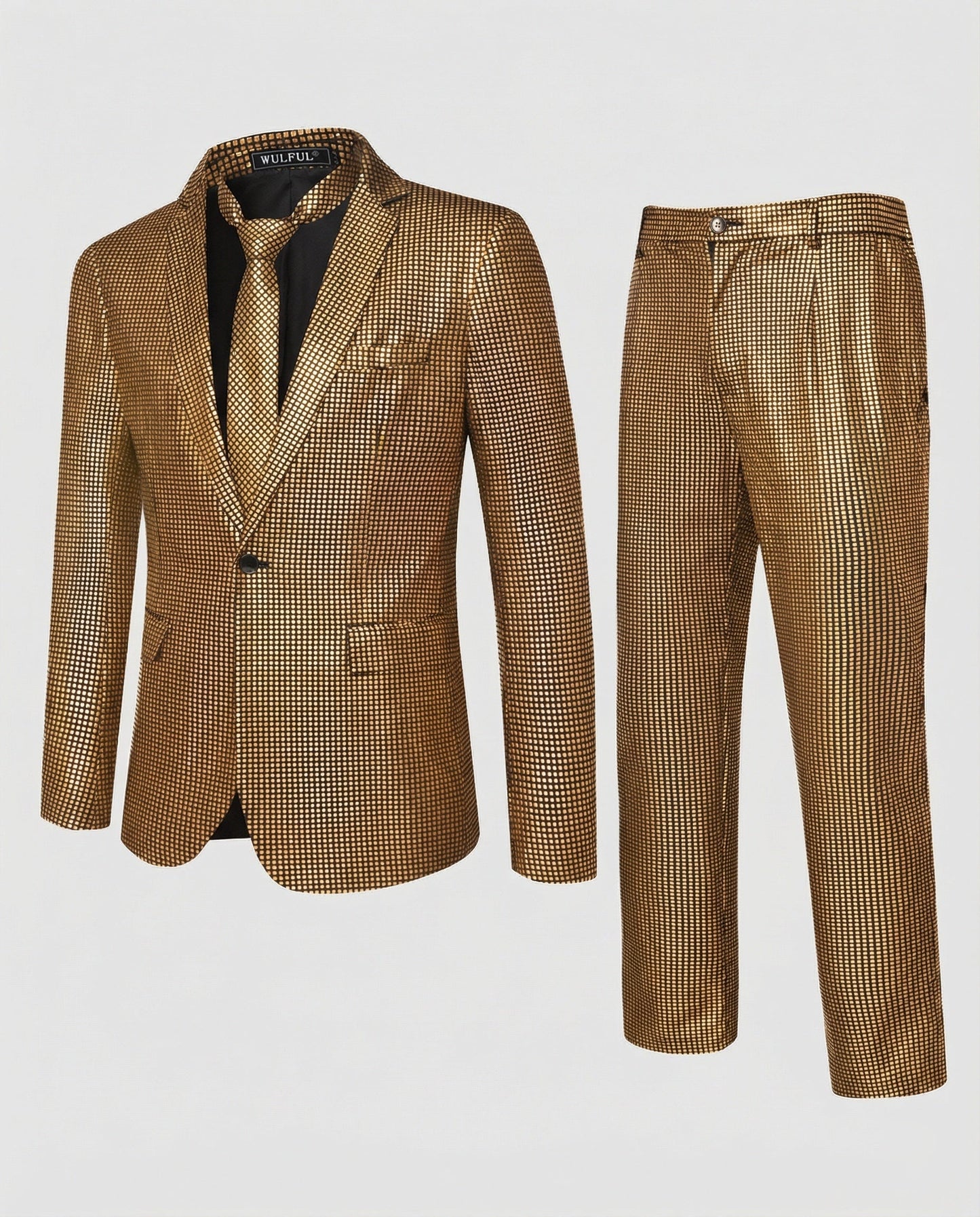 Abito da Sera Uomo con Motivo Lucido Slim Fit - Brentozzi