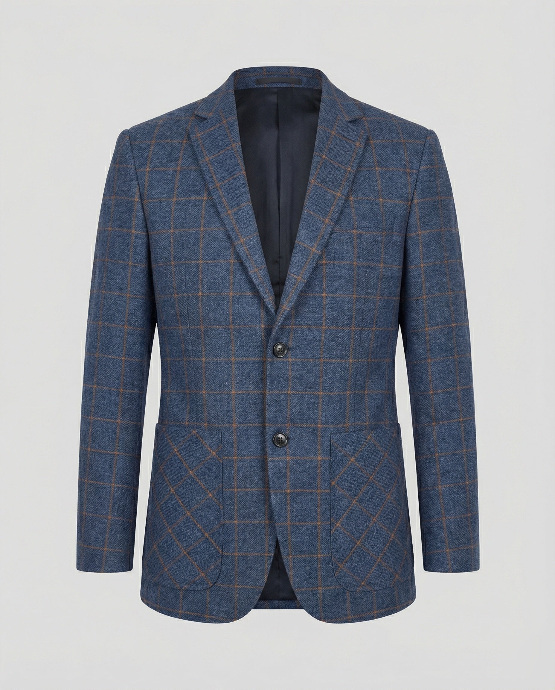 Giacca Uomo Business Slim Fit Fantasia Quadri - Brentozzi