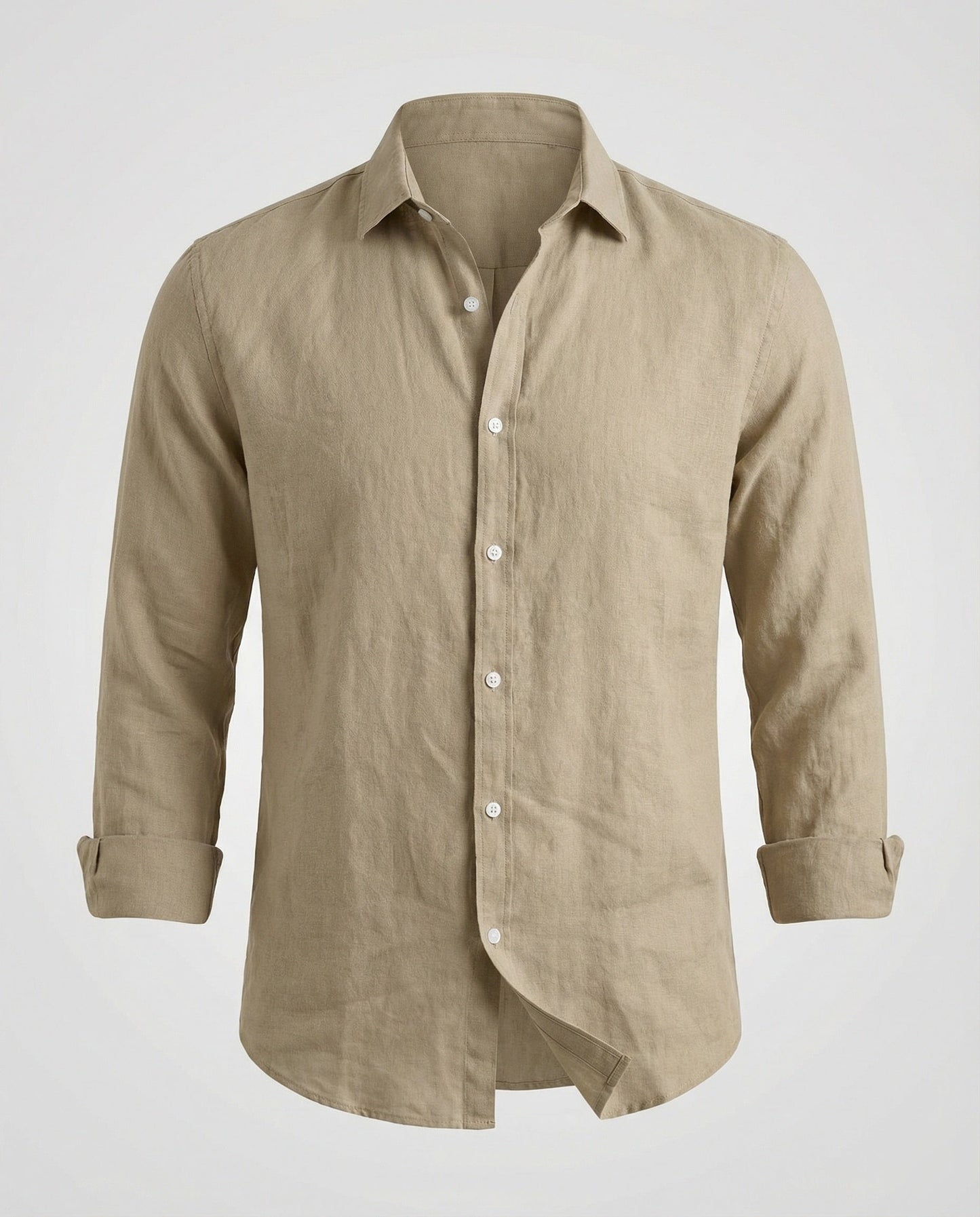 Camicia Uomo Lino Colletto Kent Estiva