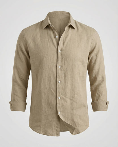 Camicia Uomo Lino Colletto Kent Estiva