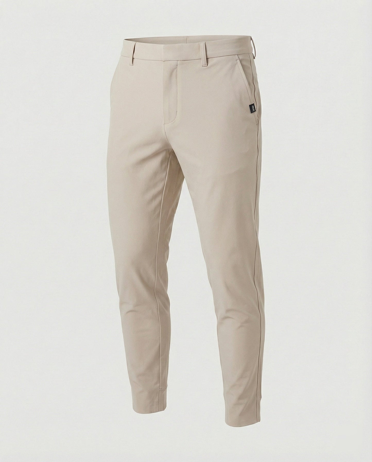Pantaloni Eleganti Uomo Tessuto Elastico Slim Fit