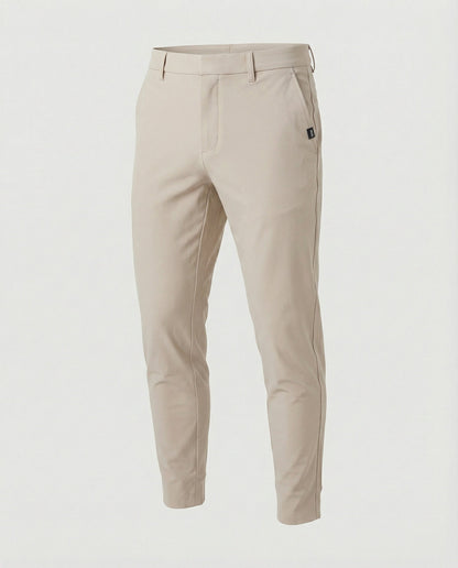 Pantaloni Eleganti Uomo Tessuto Elastico Slim Fit
