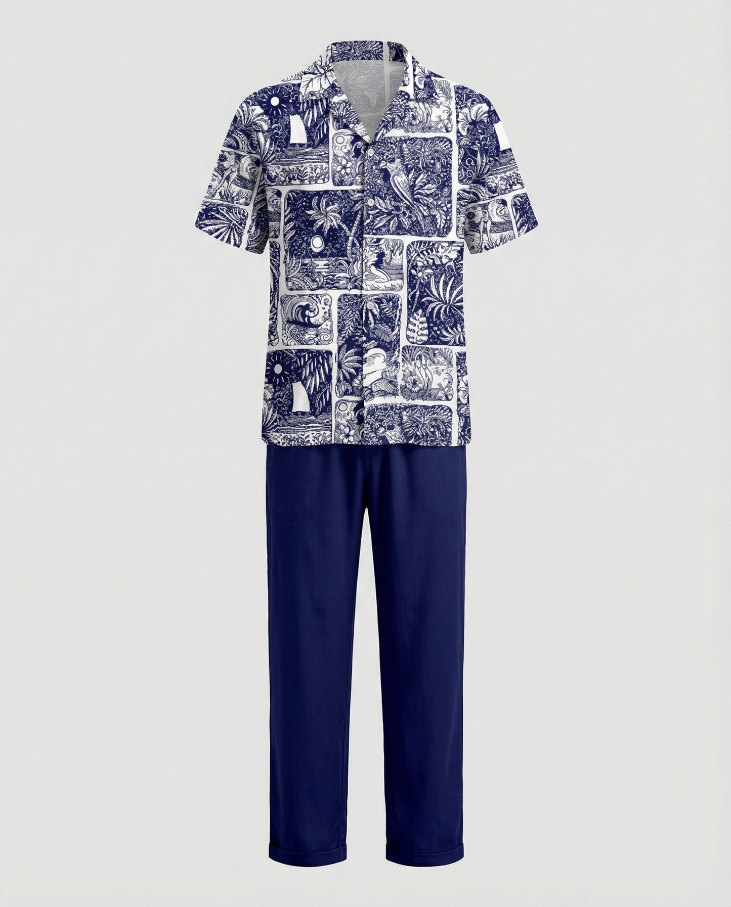 Completo Uomo in Viscosa Casual Comodo