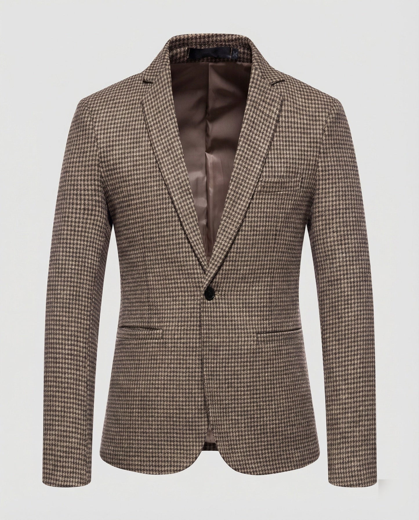 Blazer Uomo Quadri Moderno Slim Fit
