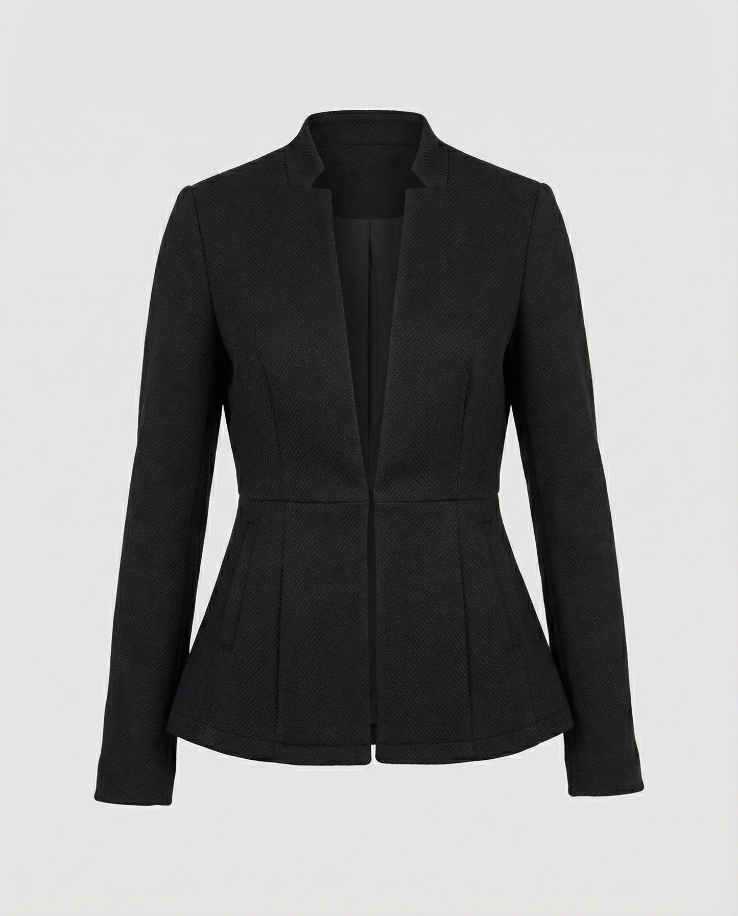 Blazer Donna Smanicato Motivo Pied de Poule Classico
