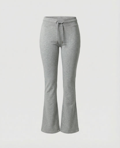 Pantaloni Donna Casual in Felpa con Vita Alta