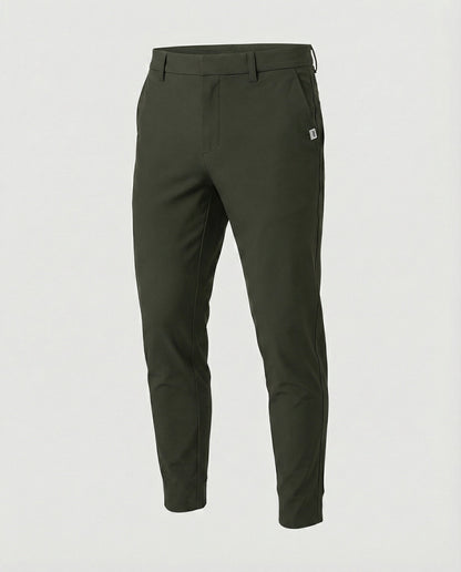 Pantaloni Eleganti Uomo Tessuto Elastico Slim Fit