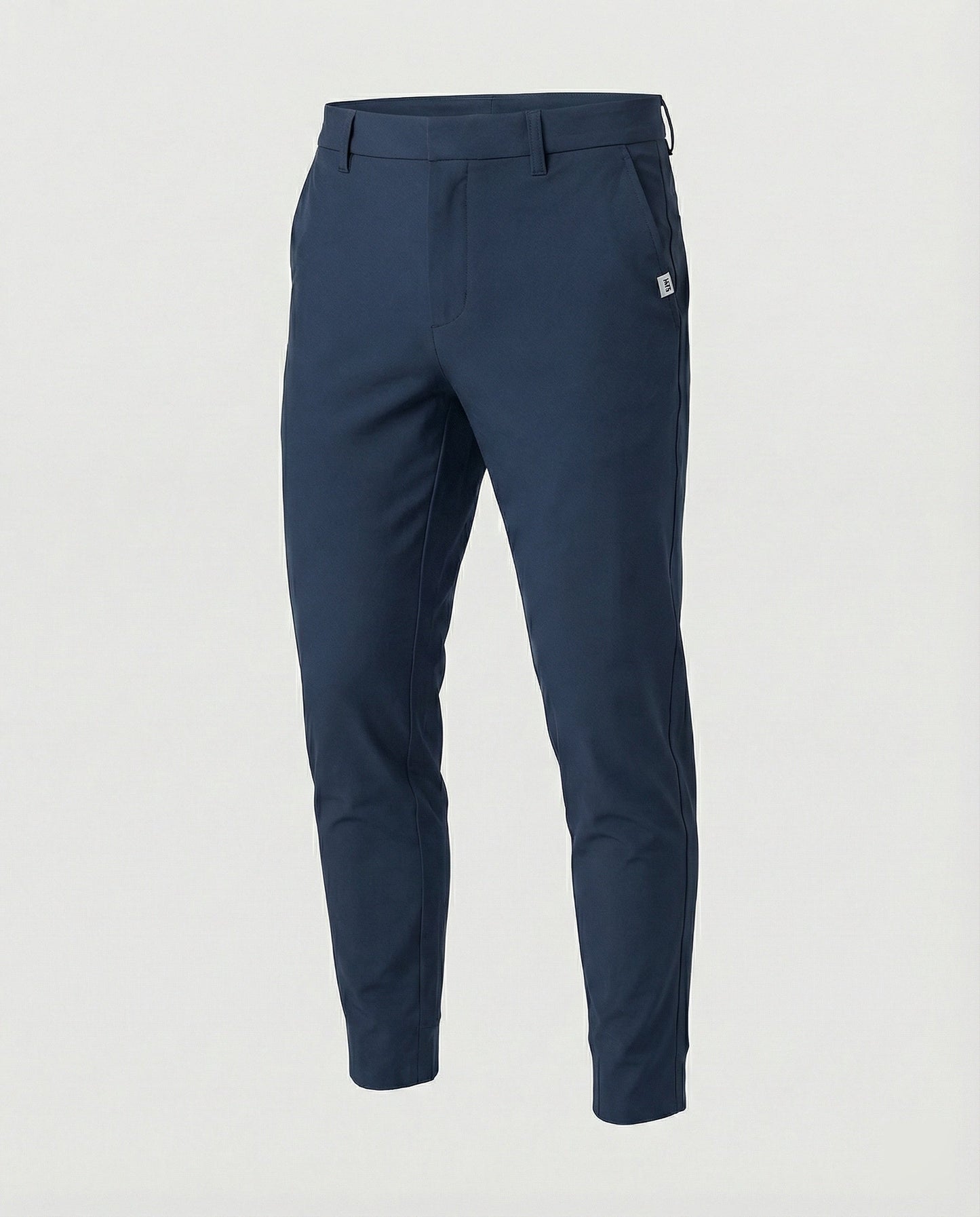 Pantaloni Eleganti Uomo Tessuto Elastico Slim Fit