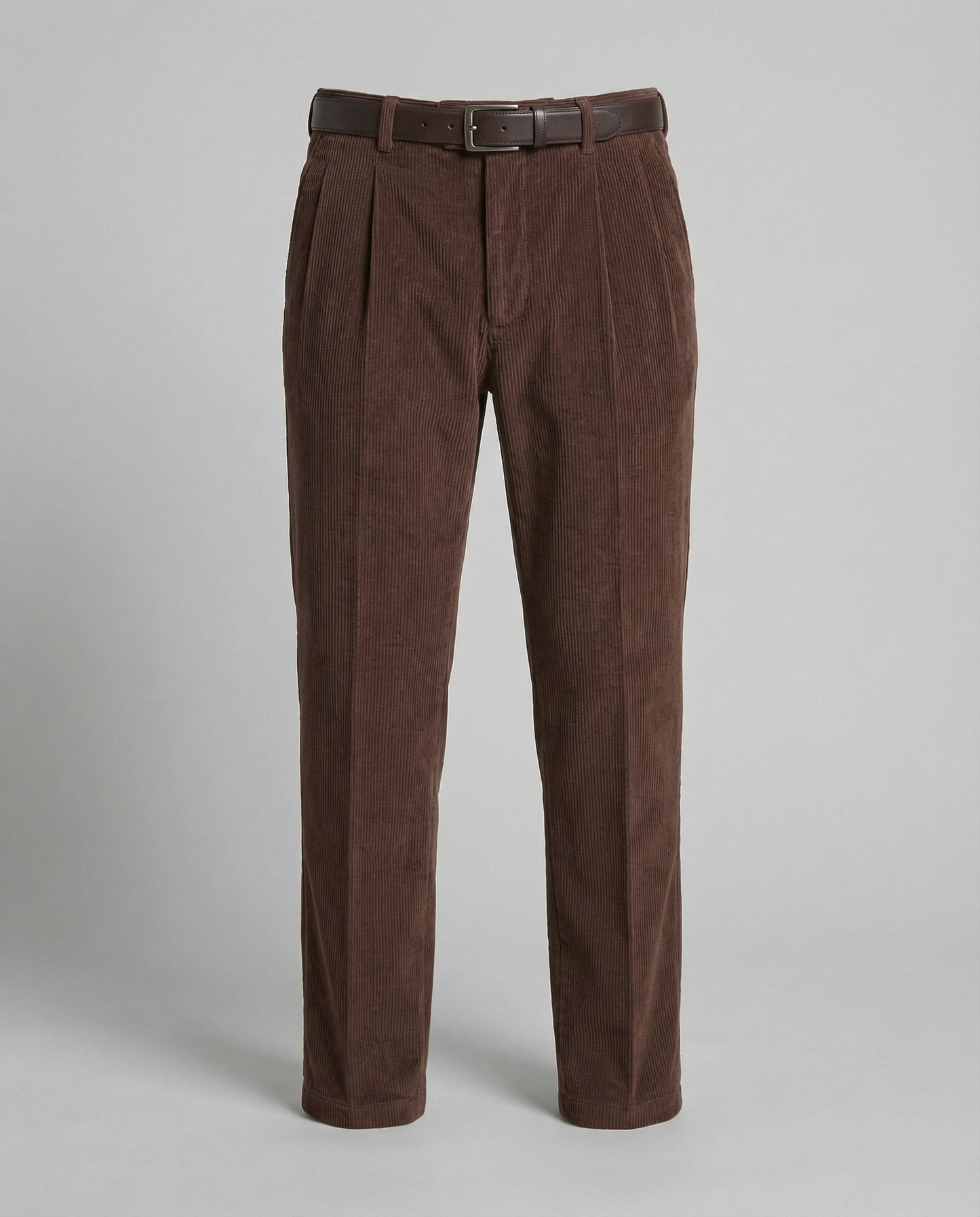 Pantaloni Uomo in Velluto a Coste con Passanti per Cintura