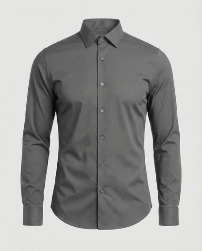 Camicia Business Uomo in Tessuto Stretch Slim Fit