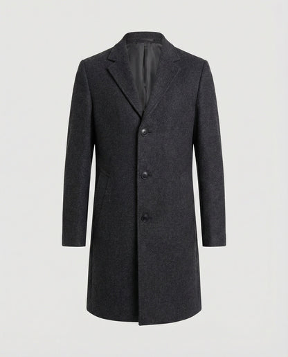 Cappotto Uomo in Lana Stile Trench Elegante