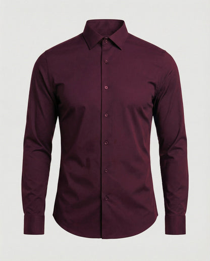Camicia Business Uomo in Tessuto Stretch Slim Fit