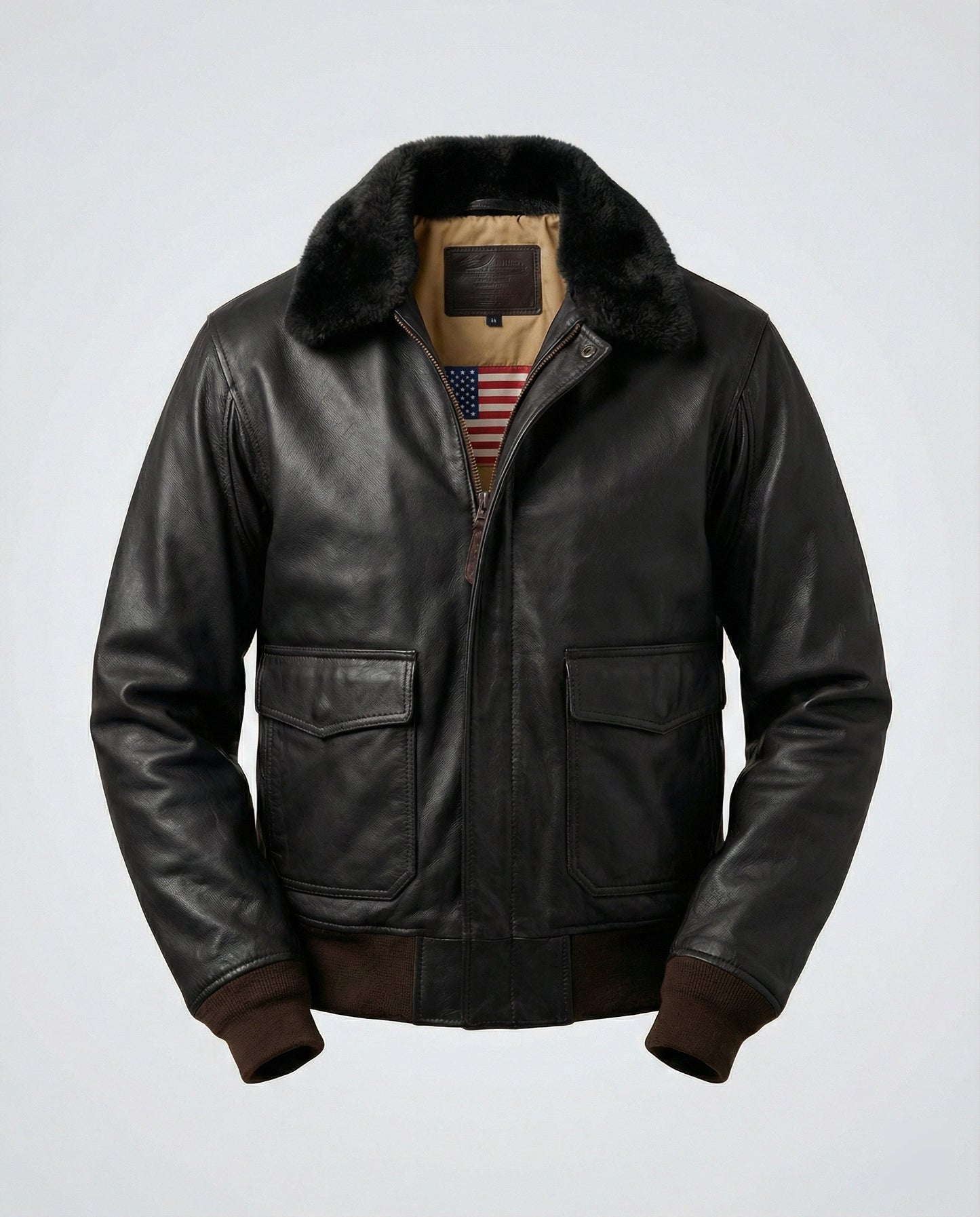 Giacca Pelle Uomo Calda Stile Casual