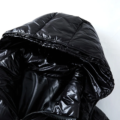 Giacca Piumino Uomo con Cappuccio Calda e Elegante