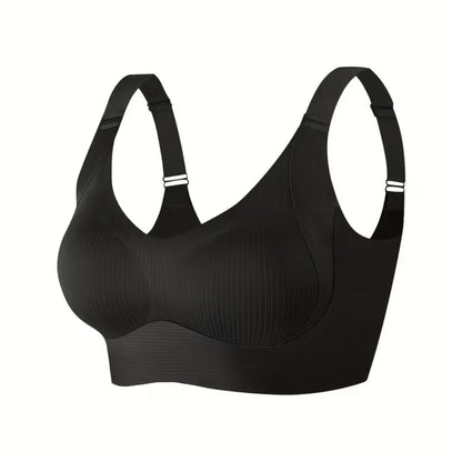 Reggiseno Push Up Donna senza Ferretto con Spalline Larghe