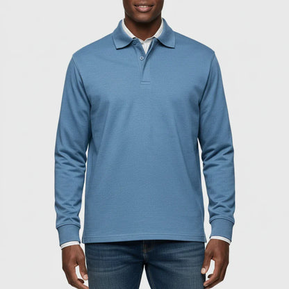 Polo Uomo Manica Lunga Classica Cotone - Brentozzi