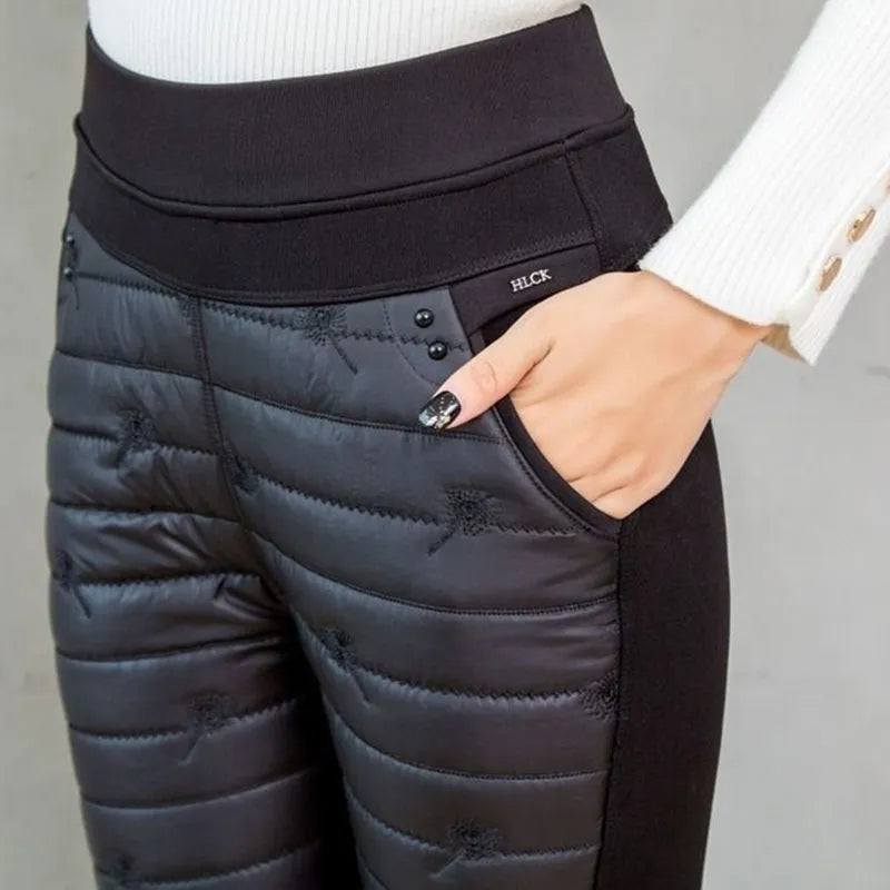 Pantaloni Neve Donna Imbottiti Caldi Vestibilità Comoda