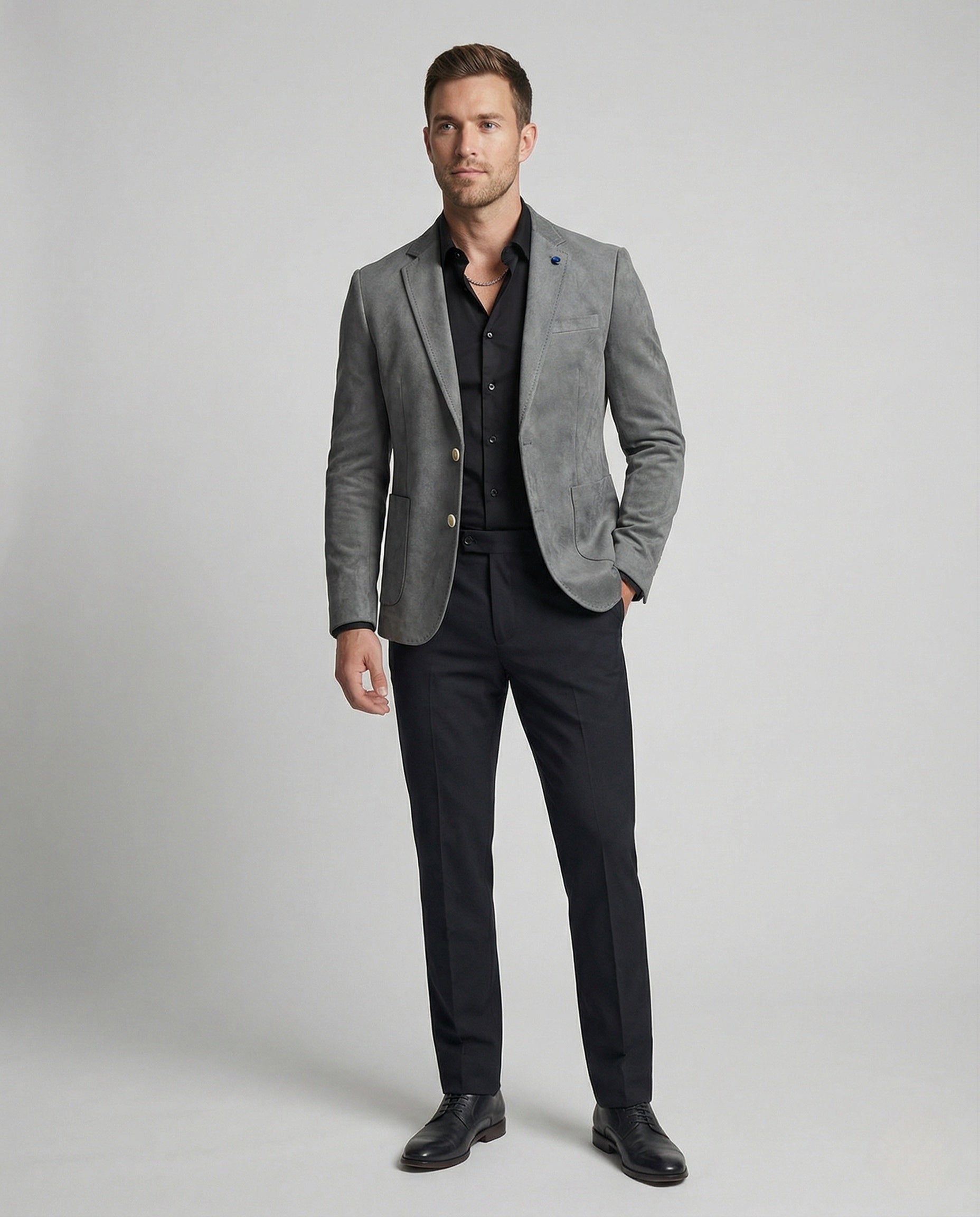 Blazer Uomo in Velluto Taglio Slim - Brentozzi