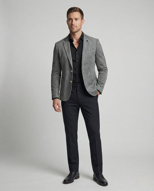 Blazer Uomo in Velluto Taglio Slim - Brentozzi