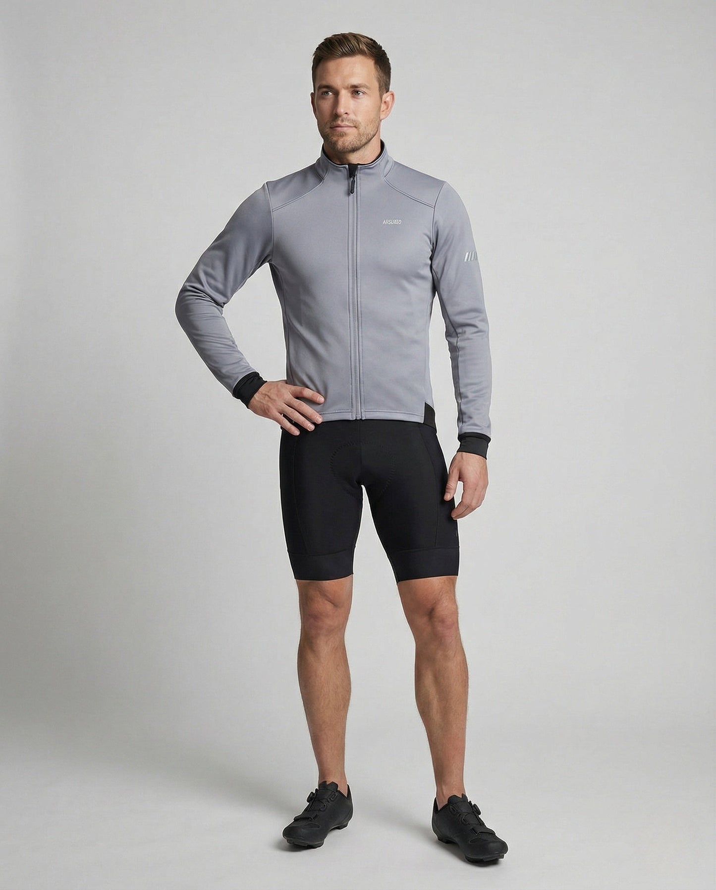 Giacca Softshell Uomo Antivento Termica Sport Ciclistico - Brentozzi
