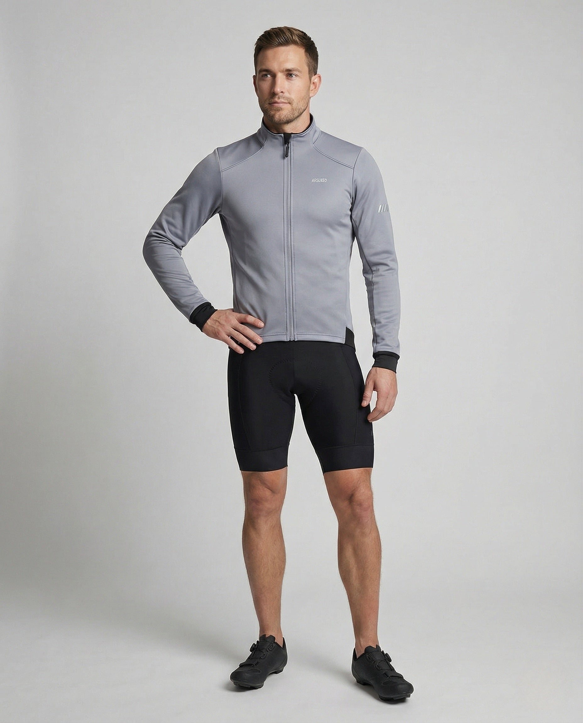 Giacca Softshell Uomo Antivento Termica Sport Ciclistico - Brentozzi