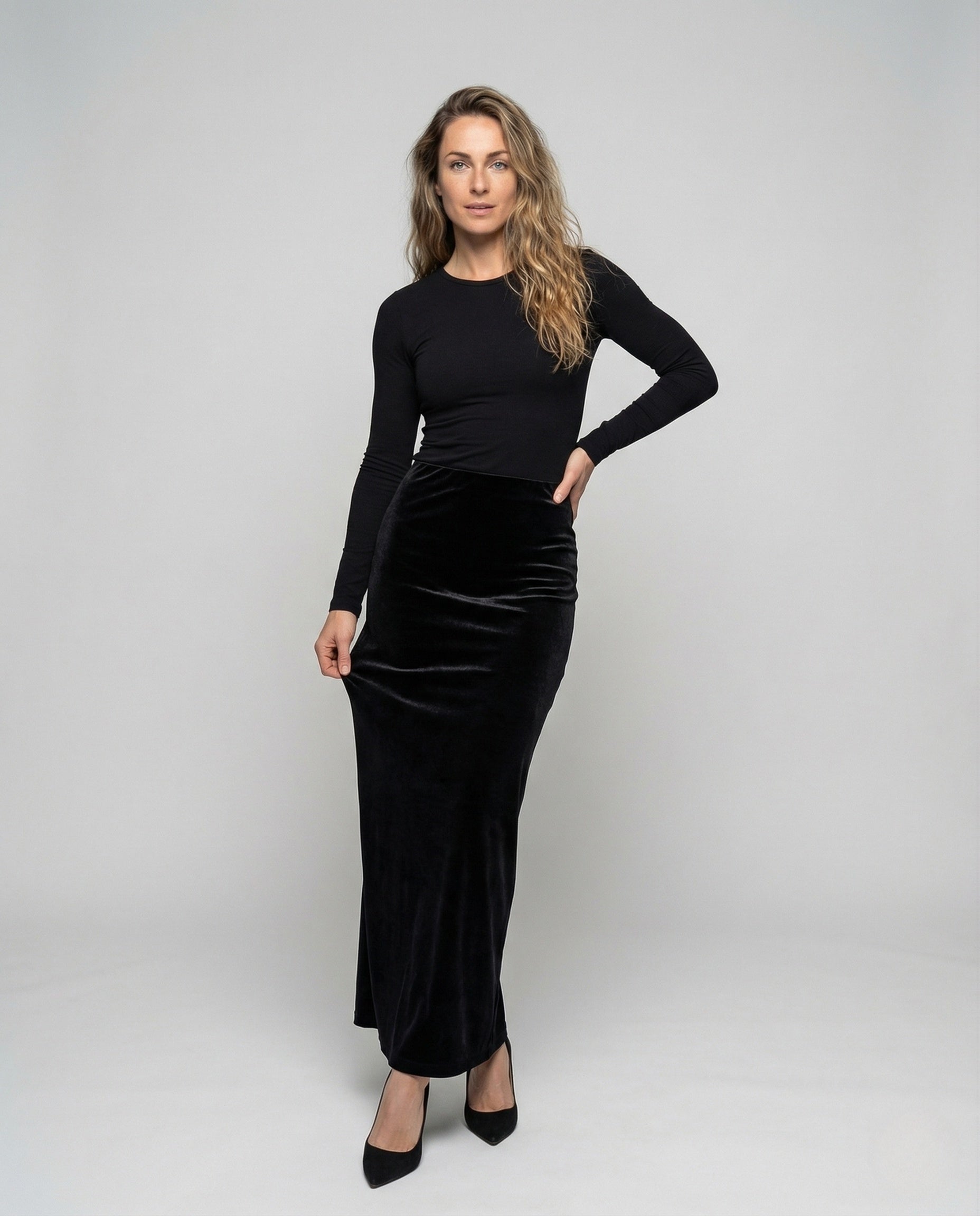 Pantaloni Palazzo Donna in Velluto Foderati - Brentozzi