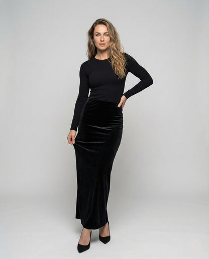 Pantaloni Palazzo Donna in Velluto Foderati - Brentozzi