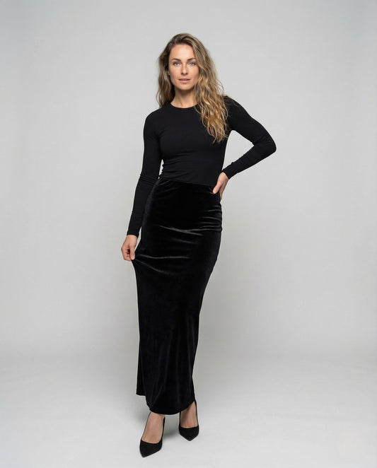 Pantaloni Palazzo Donna in Velluto Foderati - Brentozzi