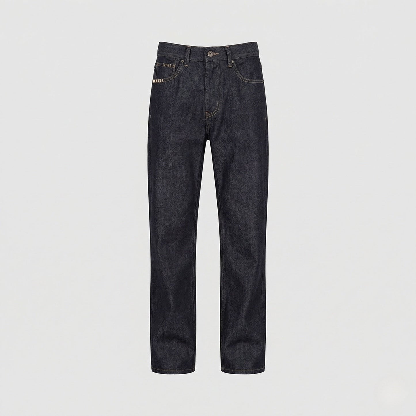Jeans Uomo Relax Vita Alta in Denim Grezzo - Brentozzi