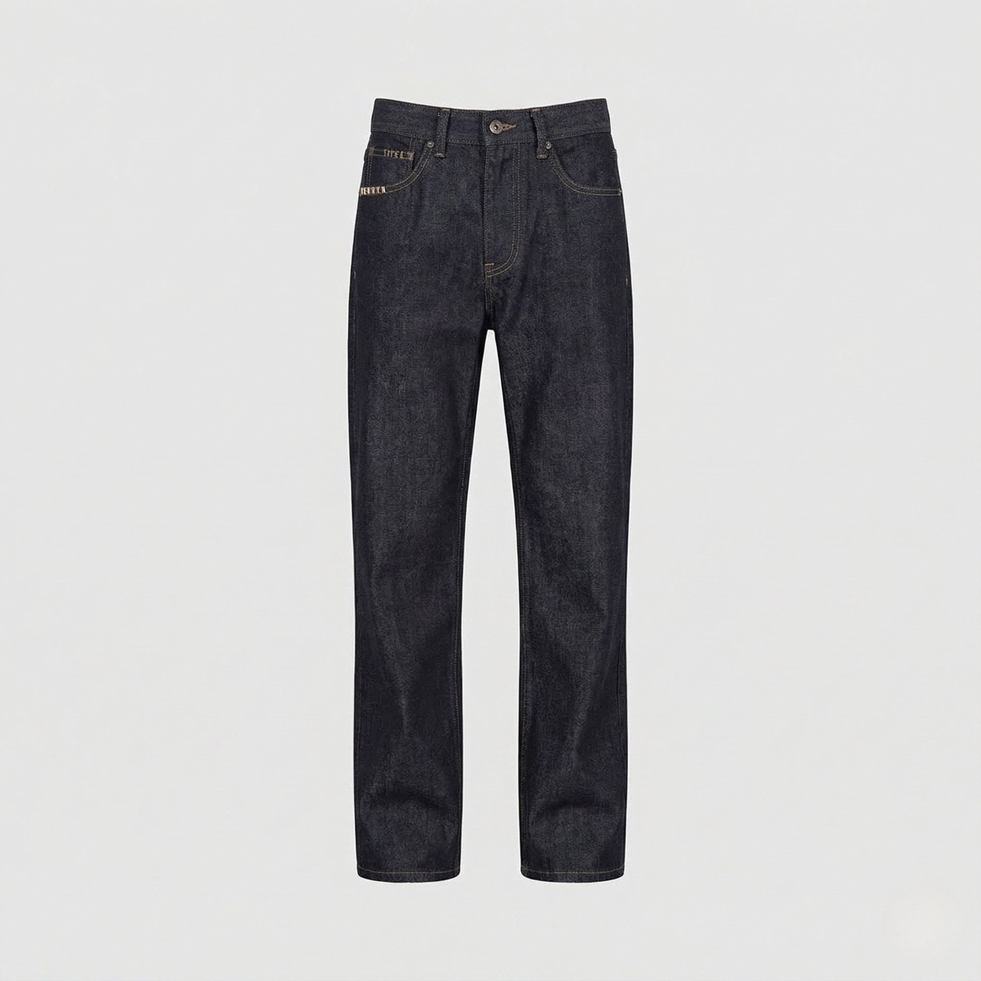Jeans Uomo Relax Vita Alta in Denim Grezzo - Brentozzi