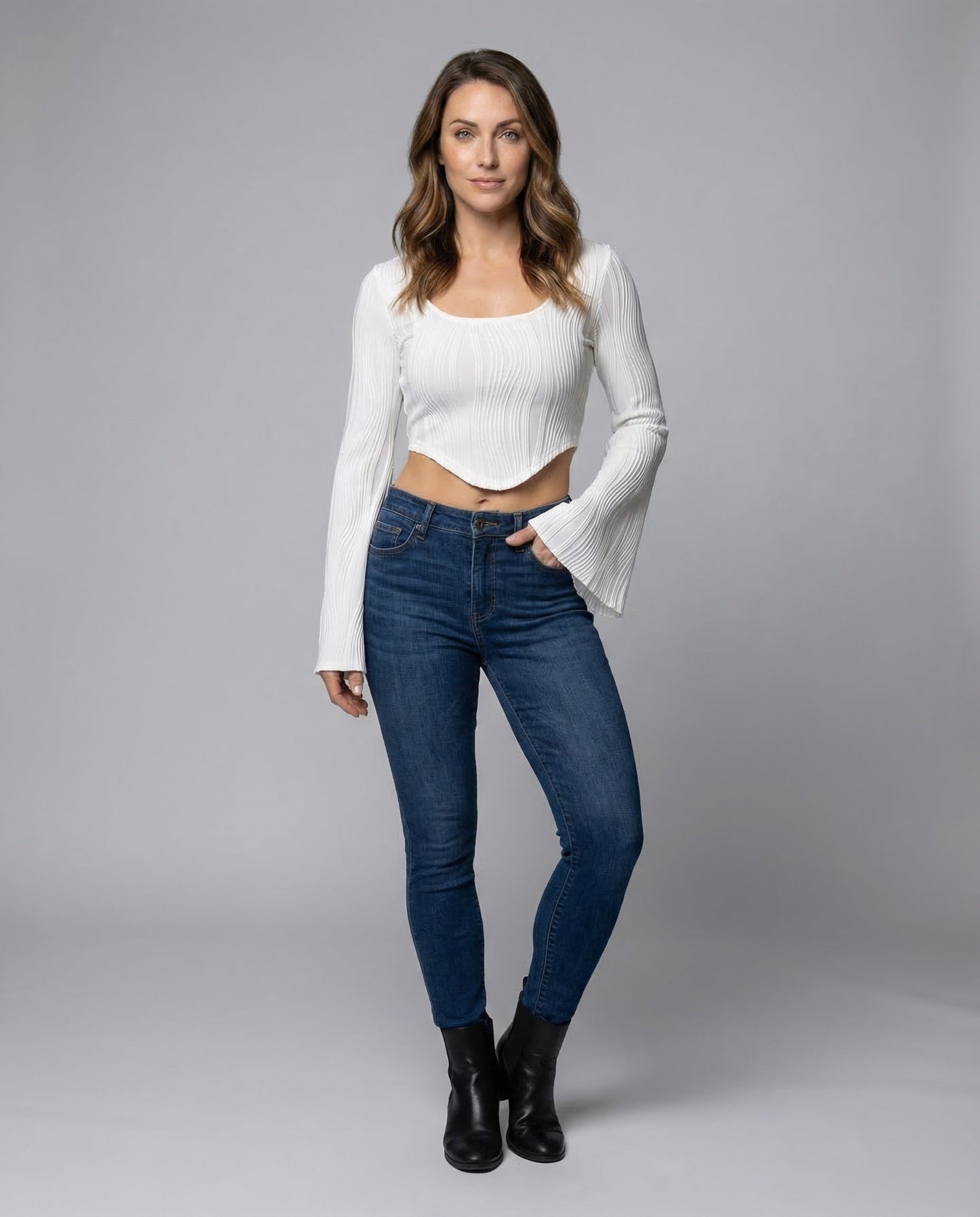 Corto Donna in Maglia Costina Svasato - Brentozzi