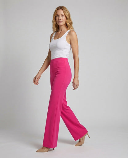 Pantaloni Palazzo Donna in Crepe Vita Alta - Brentozzi