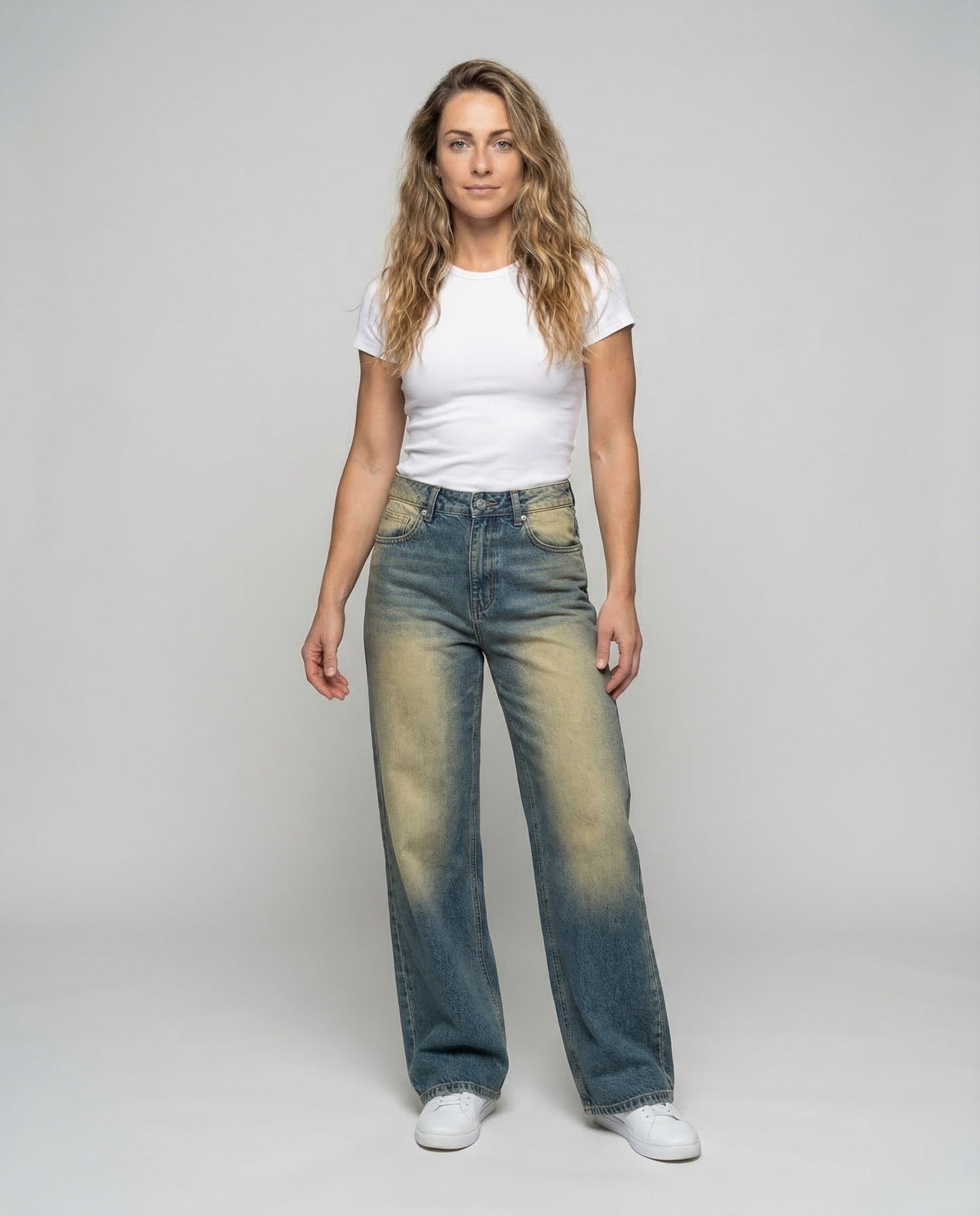 Jeans Donna Denim Vita Alta Bootcut - Brentozzi