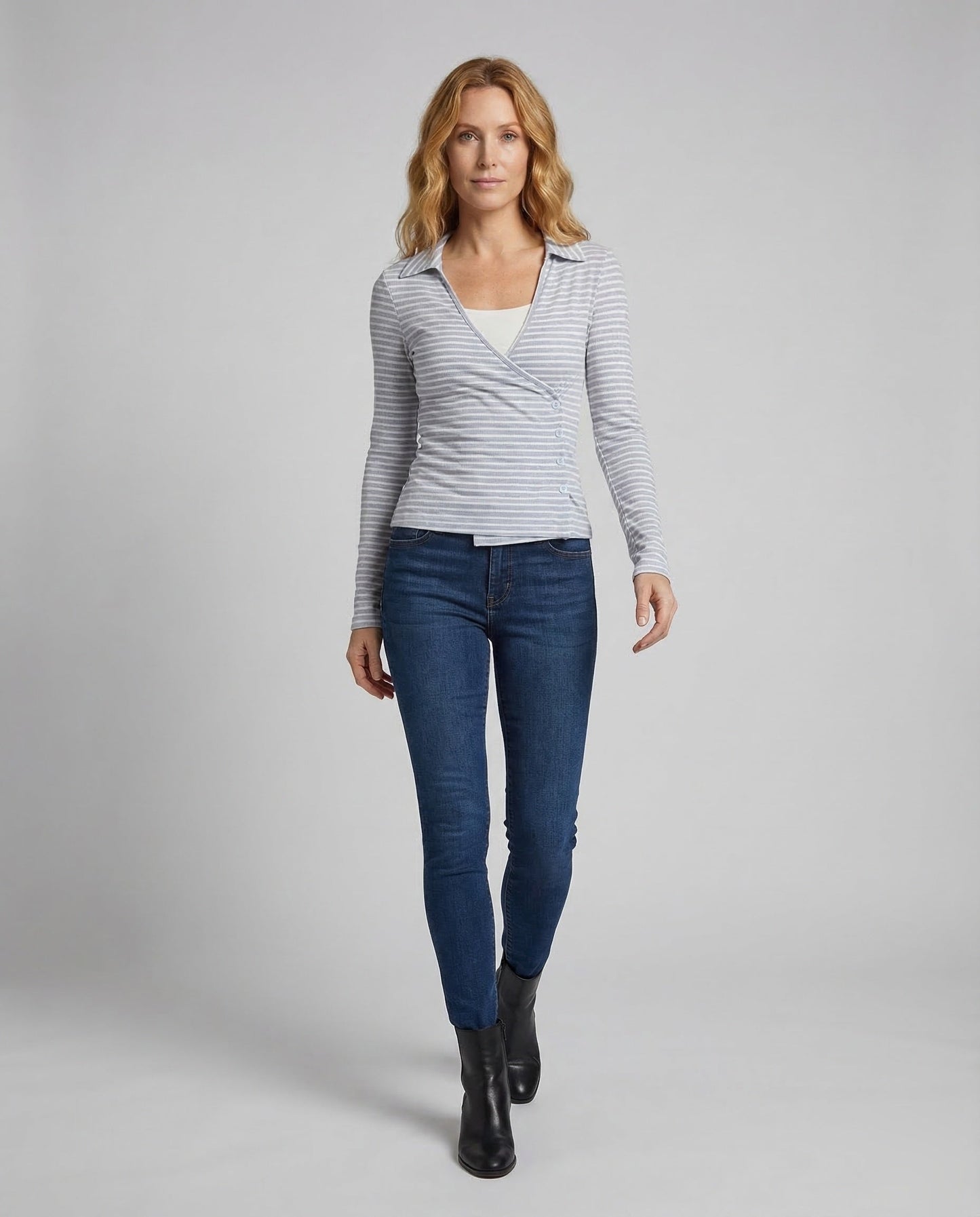 Cardigan Donna a Maglia Scollo a V a Portafoglio - Brentozzi