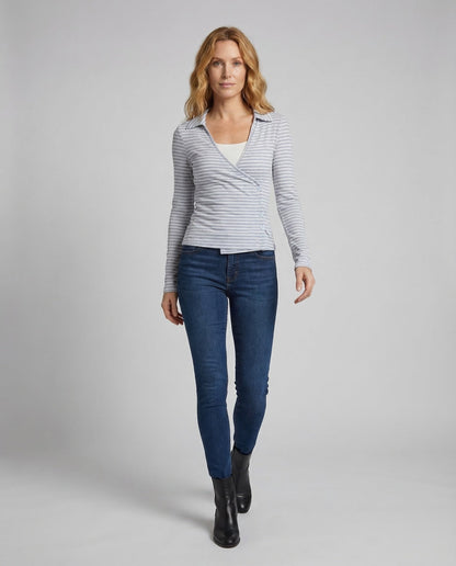 Cardigan Donna a Maglia Scollo a V a Portafoglio - Brentozzi