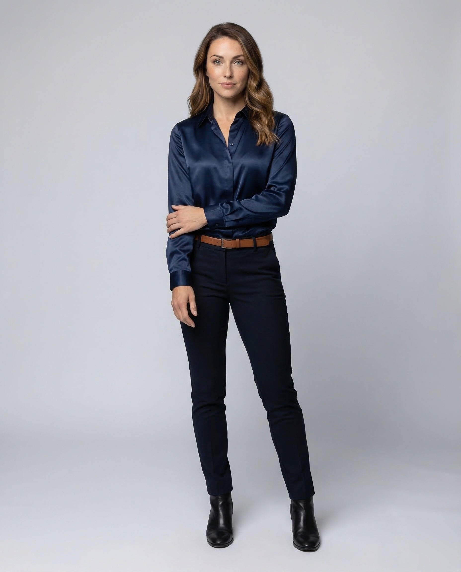 Camicia Donna in Raso Classica - Brentozzi
